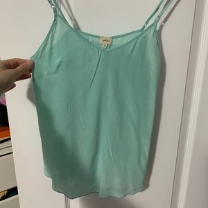 Aritzia Wilfred xs aqua tank